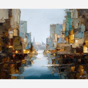 shifted, focus, frame, palette knife, oil painting, impasto, textured paint, layered pigment, scraped surface, thick strokes, expressive texture, hand painted, fine art, material depth, visual rhythm, atmospheric, color control, painterly surface