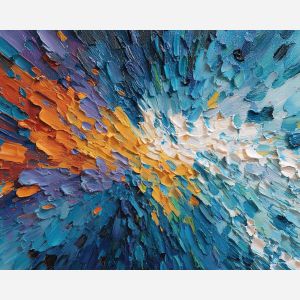 falling, axis, angle, palette knife, oil painting, impasto, textured paint, layered pigment, scraped surface, thick strokes, expressive texture, hand painted, fine art, material depth, visual rhythm, atmospheric, color control, painterly surface