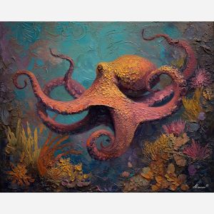 ancient, tangle, palette knife, oil painting, impasto, textured paint, layered pigment, scraped surface, thick strokes, expressive texture, hand painted, fine art, material depth, visual rhythm, atmospheric, color control, painterly surface