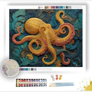 INK TANGLE DEPTH - Paint by Numbers Full Kit