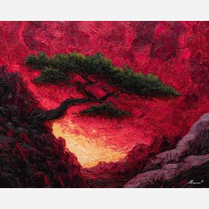 unsettled, idea, palette knife, oil painting, impasto, textured paint, layered pigment, scraped surface, thick strokes, expressive texture, hand painted, fine art, material depth, visual rhythm, atmospheric, color control, painterly surface