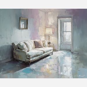 fading, bright, palette knife, oil painting, impasto, thick paint, layered pigment, scraped texture, hand painted, fine art, expressive surface, material depth, painterly, atmospheric, visual rhythm, textured painting, studio art