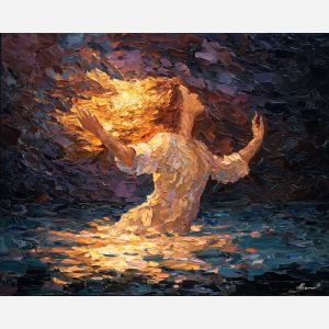 glowing, open, palette knife, oil painting, impasto, thick paint, layered pigment, scraped texture, hand painted, fine art, expressive surface, material depth, painterly, atmospheric, visual rhythm, textured painting, studio art