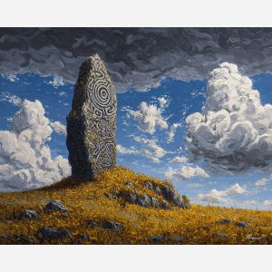 calm, private, palette knife, oil painting, impasto, thick paint, layered pigment, scraped texture, hand painted, fine art, expressive surface, material depth, painterly, atmospheric, visual rhythm, textured painting, studio art