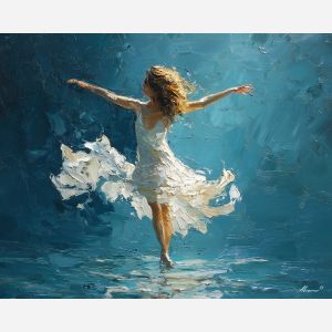 suspended, fading, palette knife, oil painting, impasto, thick paint, layered pigment, scraped texture, hand painted, fine art, expressive surface, material depth, painterly, atmospheric, visual rhythm, textured painting, studio art