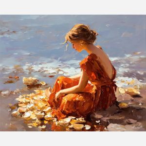 still, gentle, palette knife, oil painting, impasto, thick paint, layered pigment, scraped texture, hand painted, fine art, expressive surface, material depth, painterly, atmospheric, visual rhythm, textured painting, studio art