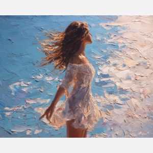 light, tender, palette knife, oil painting, impasto, thick paint, layered pigment, scraped texture, hand painted, fine art, expressive surface, material depth, painterly, atmospheric, visual rhythm, textured painting, studio art