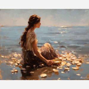 echoing, warm, palette knife, oil painting, impasto, thick paint, layered pigment, scraped texture, hand painted, fine art, expressive surface, material depth, painterly, atmospheric, visual rhythm, textured painting, studio art