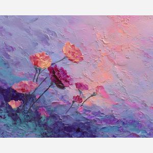 delicate, line, palette knife, oil painting, impasto, textured paint, layered pigment, scraped surface, thick strokes, expressive texture, hand painted, fine art, material depth, visual rhythm, atmospheric, color control, painterly surface