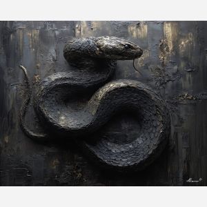 dark, presence, palette knife, oil painting, impasto, textured paint, layered pigment, scraped surface, thick strokes, expressive texture, hand painted, fine art, material depth, visual rhythm, atmospheric, color control, painterly surface