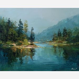 measured, surface, palette knife, oil painting, impasto, textured paint, layered pigment, scraped surface, thick strokes, expressive texture, hand painted, fine art, material depth, visual rhythm, atmospheric, color control, painterly surface