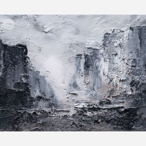 unified, space, palette knife, oil painting, impasto, textured paint, layered pigment, scraped surface, thick strokes, expressive texture, hand painted, fine art, material depth, visual rhythm, atmospheric, color control, painterly surface