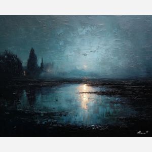 fading, breath, palette knife, oil painting, impasto, textured paint, layered pigment, scraped surface, thick strokes, expressive texture, hand painted, fine art, material depth, visual rhythm, atmospheric, color control, painterly surface