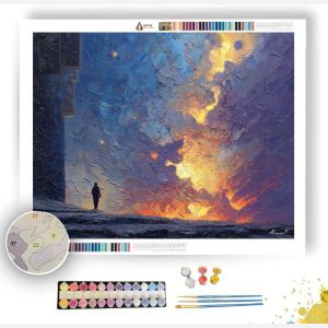 FOREIGN FIGURE ARRIVAL - Paint by Numbers Full Kit