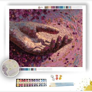 CURVED HAND - Paint by Numbers Full Kit