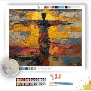 ABSTRACT PRESENCE FIGURE - Paint by Numbers Full Kit
