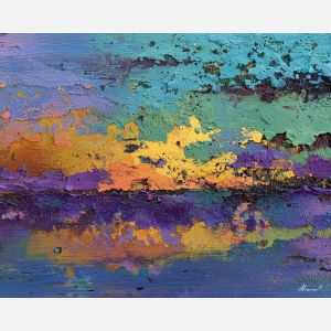 abstract, echo, palette knife, oil painting, impasto, textured paint, layered pigment, scraped surface, thick strokes, expressive texture, hand painted, fine art, material depth, visual rhythm, atmospheric, color control, painterly surface