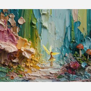 light, moment, palette knife, oil painting, impasto, textured paint, layered pigment, scraped surface, thick strokes, expressive texture, hand painted, fine art, material depth, visual rhythm, atmospheric, color control, painterly surface