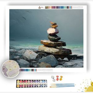 CALM SHAPE MOMENT - Paint by Numbers Full Kit