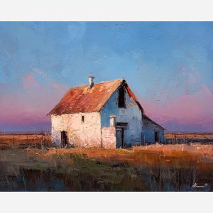 stable, shape, palette knife, oil painting, impasto, textured paint, layered pigment, scraped surface, thick strokes, expressive texture, hand painted, fine art, material depth, visual rhythm, atmospheric, color control, painterly surface