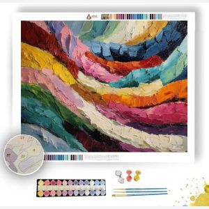 BRIGHT STACKED SPAN - Paint by Numbers Full Kit