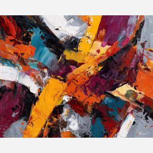 broken, pressure, oversized abstract, bold forms, palette knife, oil painting, impasto, thick paint, layered pigment, textured surface, large scale art, expressive abstraction, heavy texture, dynamic composition, painterly surface, material depth, contemporary abstract