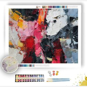 DENSE SPLIT COLLISION - Paint by Numbers Full Kit