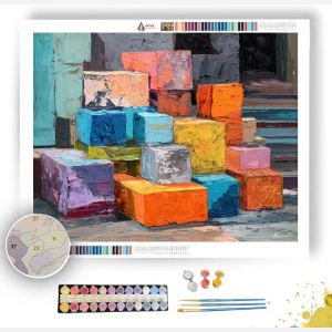 STACKED BLOCK - Paint by Numbers Full Kit