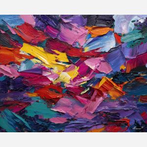 tight, structure, oversized abstract, bold forms, palette knife, oil painting, impasto, thick paint, layered pigment, textured surface, large scale art, expressive abstraction, heavy texture, dynamic composition, painterly surface, material depth, contemporary abstract