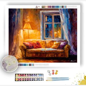 AMBER WINDOW REST - Paint by Numbers Full Kit