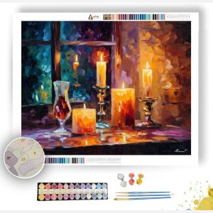 CANDLE SOFT EVENING - Paint by Numbers Full Kit