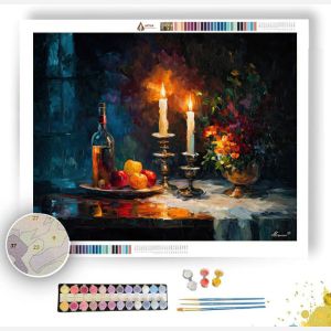 CANDLELIT TABLE - Paint by Numbers Full Kit
