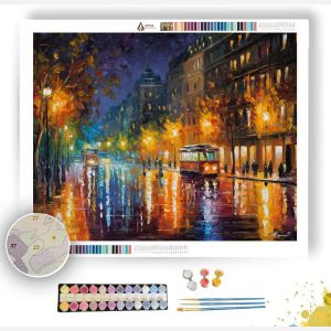 CITY AFTER RAIN - Paint by Numbers Full Kit