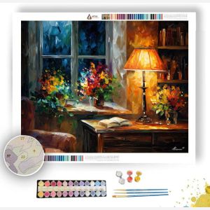 EVENING LAMP CORNER - Paint by Numbers Full Kit