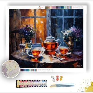 EVENING TEA SILENCE - Paint by Numbers Full Kit