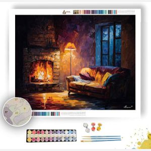 FIRELIGHT SILENCE - Paint by Numbers Full Kit