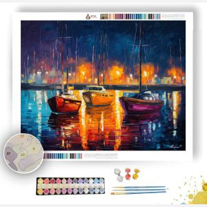 HARBOR AFTER DARK - Paint by Numbers Full Kit