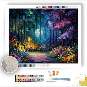MOON GARDEN SHADOW - Paint by Numbers Full Kit