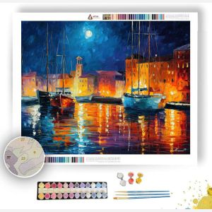 MOON HARBOR REST - Paint by Numbers Full Kit