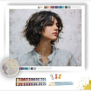 QUIET GAZE - Paint by Numbers Full Kit