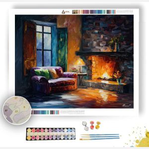QUIET HEARTH CORNER - Paint by Numbers Full Kit