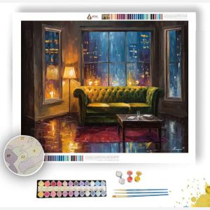 RAINY EVENING COMFORT - Paint by Numbers Full Kit