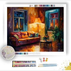 SOFT EVENING INTERIOR - Paint by Numbers Full Kit
