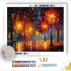SOFT FIRE SHADOWS - Paint by Numbers Full Kit