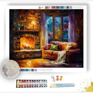 SOFT HEARTH AFTERNOON - Paint by Numbers Full Kit