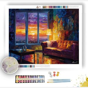 SUNSET ROOM REST - Paint by Numbers Full Kit