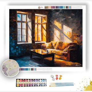 WOOD AND LIGHT - Paint by Numbers Full Kit