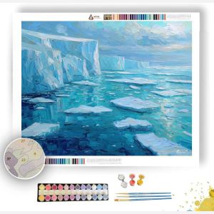 WHITE PALE DEPTH - Paint by Numbers Full Kit