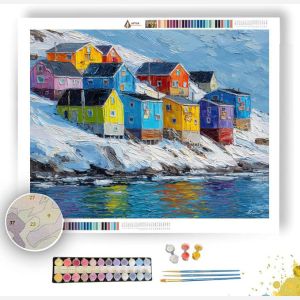 ARCTIC VILLAGE - Paint by Numbers Full Kit