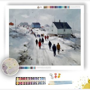 GREENLAND EARLY PATH - Paint by Numbers Full Kit